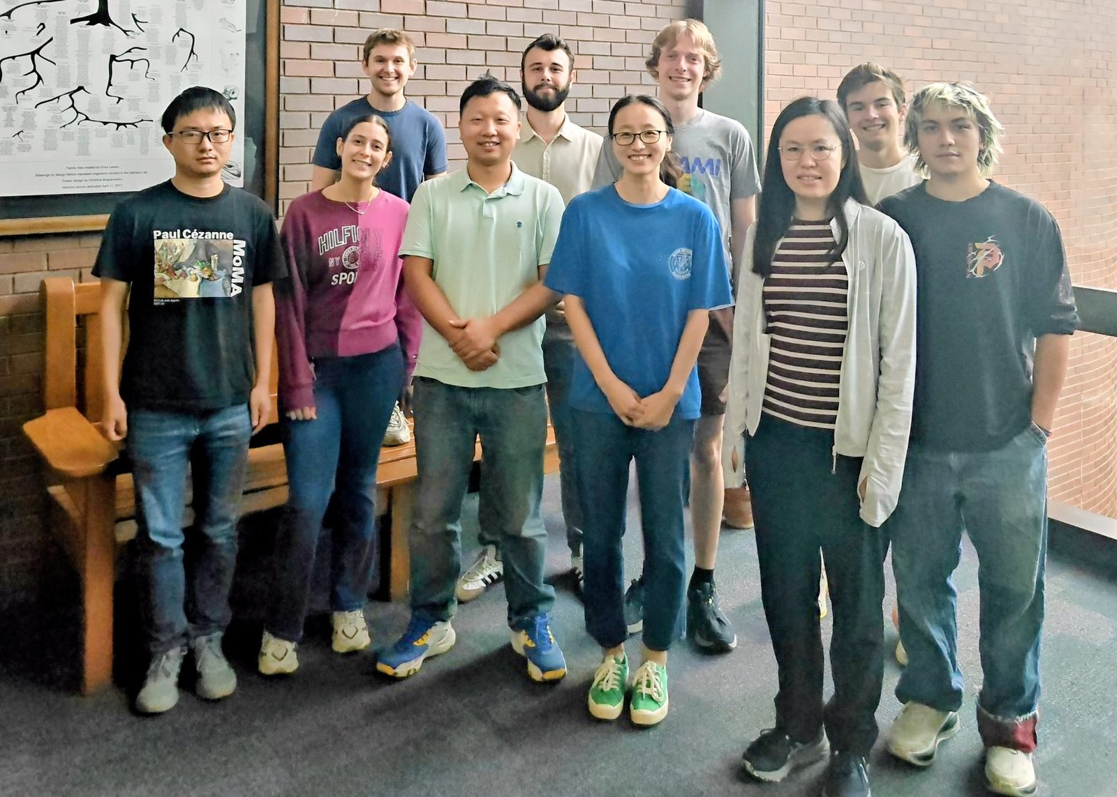 The BioM2 Lab group photo, August 2026